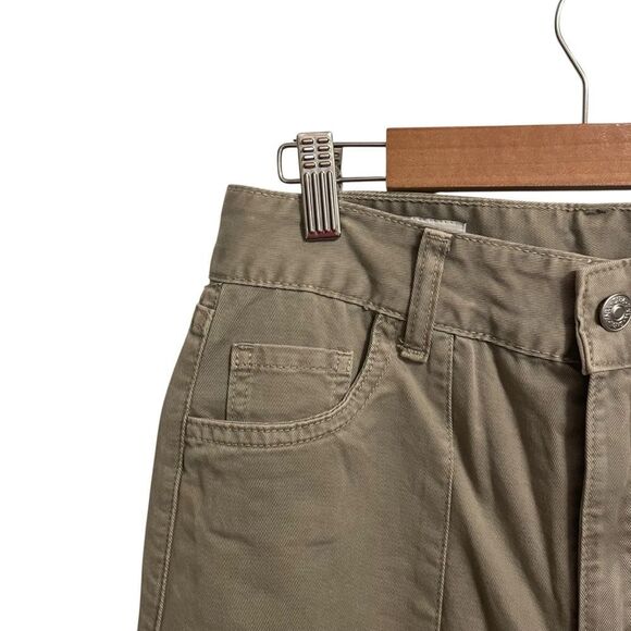 Zara Cargo Pocket Pants Mid Rise Cotton Size 32 or 0 NWT - Picture 2 of 7